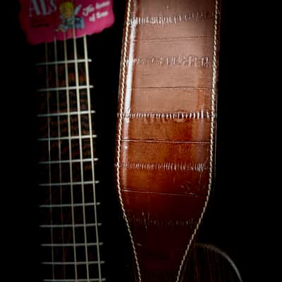 Blue Bell Straps Johnson OSTRICH LEG Strap Exotic Leather One of a Kind Exclusive Al’s Music Factory Collection 2026 - Mid Brown image 8