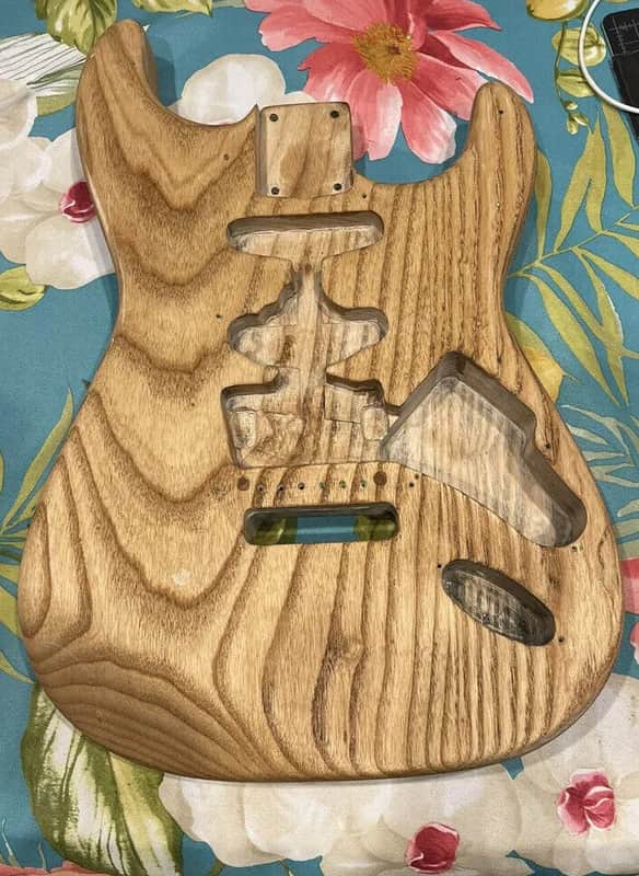 KNE Northern Ash EVH Frankenstrat image 1