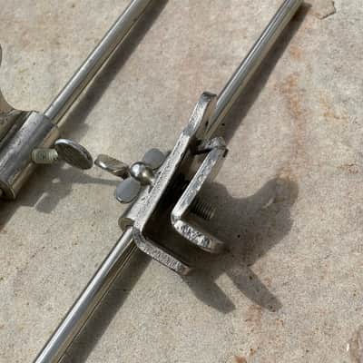 30/40's Slingerland Radio King Shur-Grip Hoop Mounted Bass Drum Spurs - Clamp On image 9
