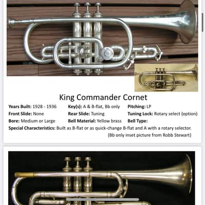 King/American Standard (Cleveland) (Rare) “Student Prince” Bb and A trumpet (1938) image 21
