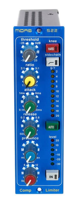 Midas 522 V2 500 Series Compressor / Limiter Module image 1