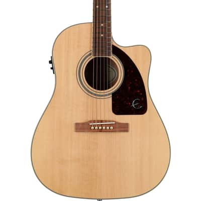 Epiphone J-45 EC Studio Acoustic-Electric Guitar, Natural image 1