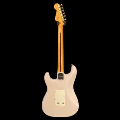 Squier FSR Classic Vibe '50s Stratocaster, Maple Fingerboard, Gold Hardware - White Blonde image 6