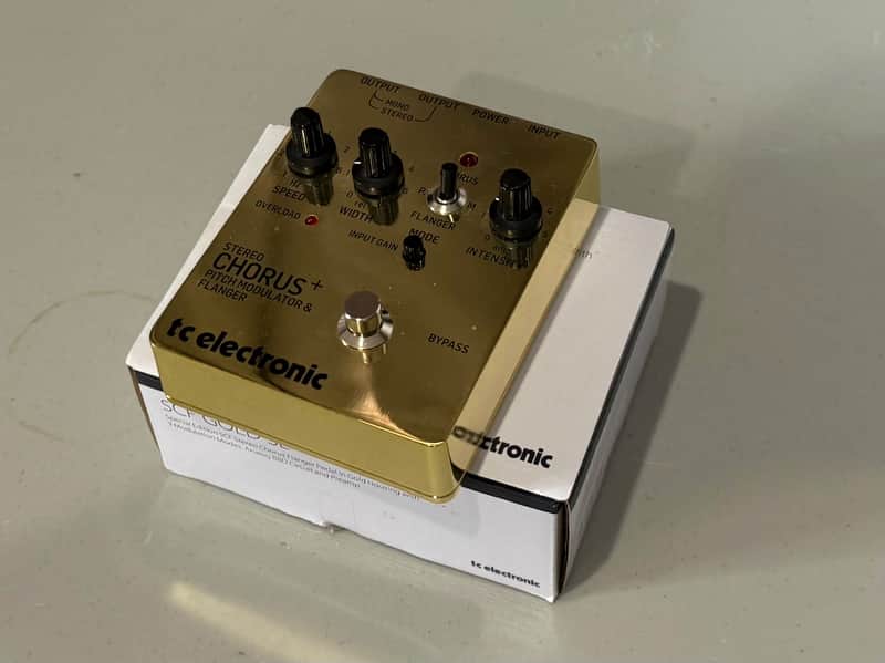 TC Electronic SCF Gold SE Special Edition Stereo Chorus + Pitch Modulator & Flanger Reissue 2022 - Gold image 1