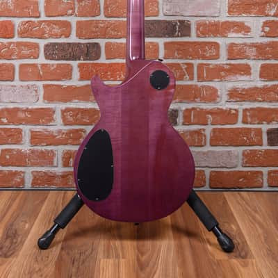 B.C. Rich USA Custom Shop Singlecut Transparent Purple 1991 w/Hard Shell Case (Refin) image 7