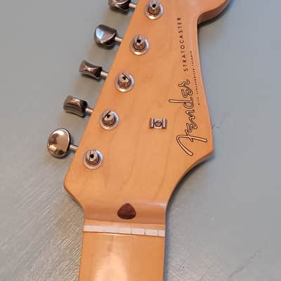 1991 Fender Japan Stratocaster maple neck | from FujiGen St57-90 | J serial | A stamped image 1