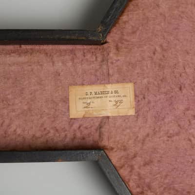 C. F. Martin  2-18 Flat Top Acoustic Guitar,  c. 1880, period black coffin case. image 13