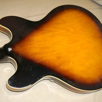 Washburn HB-30 TSK HB30TSK hb30 Semi-Hollow Body Guitar 2010 Tobacco Burst image 7
