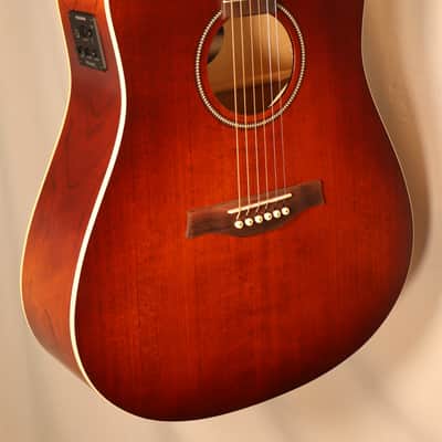 Seagull Model # 051991 S6 Original Burnt Umber Presys II Dreadnought Acoustic Electric NEW image 5