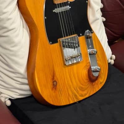 Fender Player MIM Partscaster Tele - 2021 With Fender Vintage ‘64 Pickups and Custom Knotty Pine Body image 2