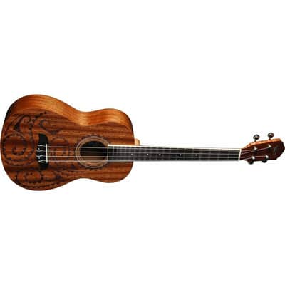 Oscar Schmidt OU52TAT Tattoo Baritone Ukulele, Natural image 2
