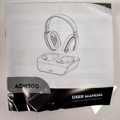 Artiste ADH300 2.4GHz Wi-Fi Digital Stereo TV Headphones with Charging Dock image 5