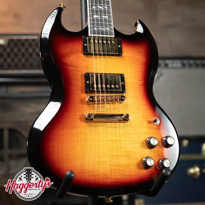 Gibson SG Supreme Electric Guitar - Fireburst with Hardshell Case