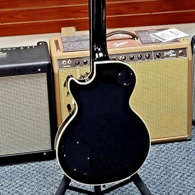 2022 Epiphone Les Paul Custom w/ Case & Bigsby! Ebony w/ Gold Hardware! VERY NICE!!! image 5