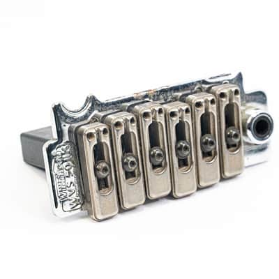 Wilkinson WVS50IIK 52.5mm 2-Point Tremolo Bridge Chrome for Strat Guitar image 3