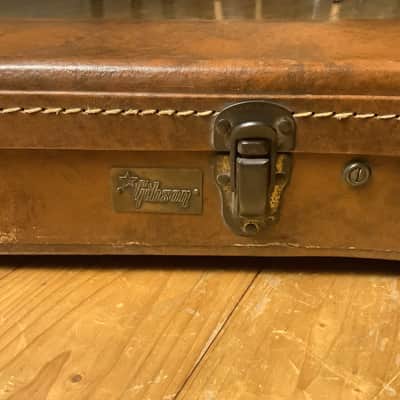 Gibson Lifton Les Paul case 1953, 1954, 1955, 1956, 1957, 1958 Pink  / Brown 4 Latches image 20