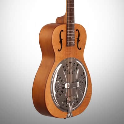 Epiphone Dobro Hound Dog Roundneck Resonator Guitar, Vintage Brown image 4