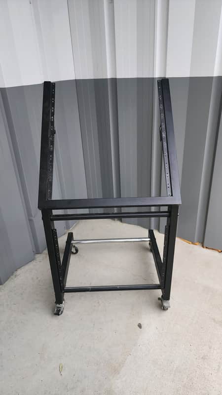 20U (12+8U) Rolling Mixer DJ Rack image 1