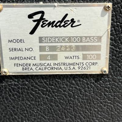 Fender Sidekick Bass 100 image 3