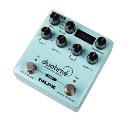 New NUX NDD-6 Duotime Dual Delay Engine Guitar Effects Pedal image 4
