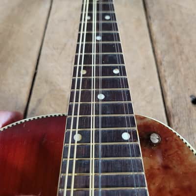 Kay 2 Point Venetian Style Mandolin 1950s with Original Case - Sunburst image 23