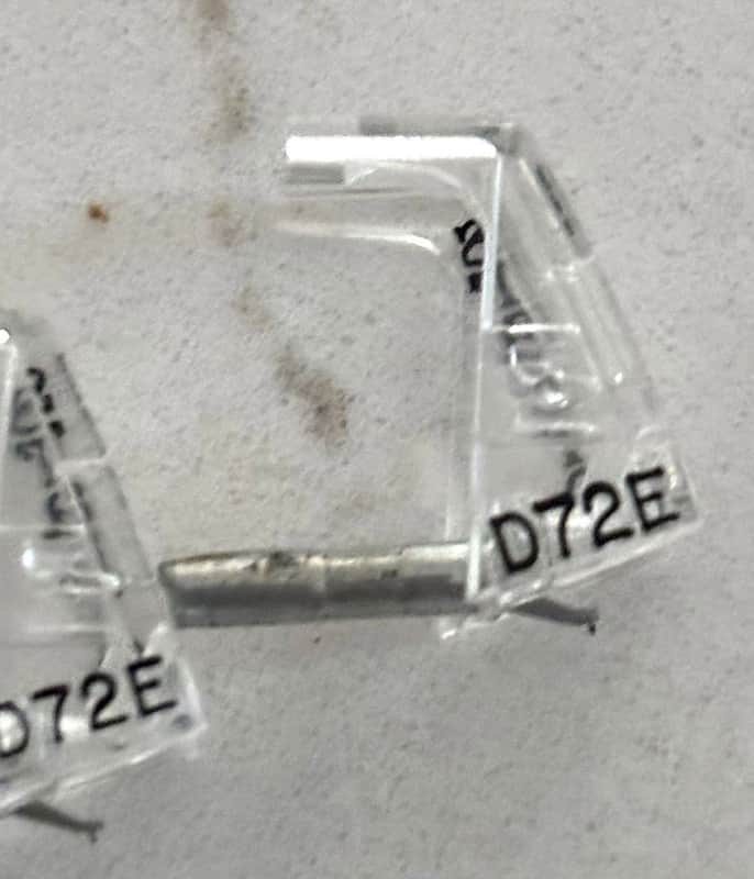 Stanton D72E Floating Elliptical Stylus/Needle for Linear Turntable Cartridge D 72 E image 1