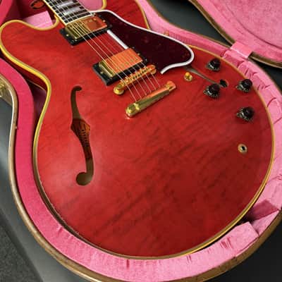 Gibson Custom Limited Edition 1960 ES-355 Reissue Figured Light Aged - Sixties Cherry Gold Hardware image 12