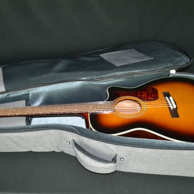 Guild OM-140CE ORCHESTRA ACOUSTIC ELECTRIC WITH SOFT CASE - Antique Burst image 11