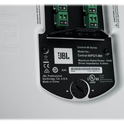 2) JBL Control 60PS/T C60 Commercial 70v White Pendant Subwoofers+Amp C60PS/T-WH image 11