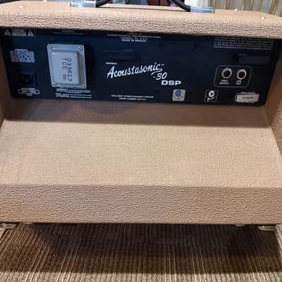 Fender Acoustasonic Junior DSP 2-Channel 2 x 40-Watt 2x8" Acoustic Guitar Amp with Onboard Effects 2004 - 2011 - Brown image 4