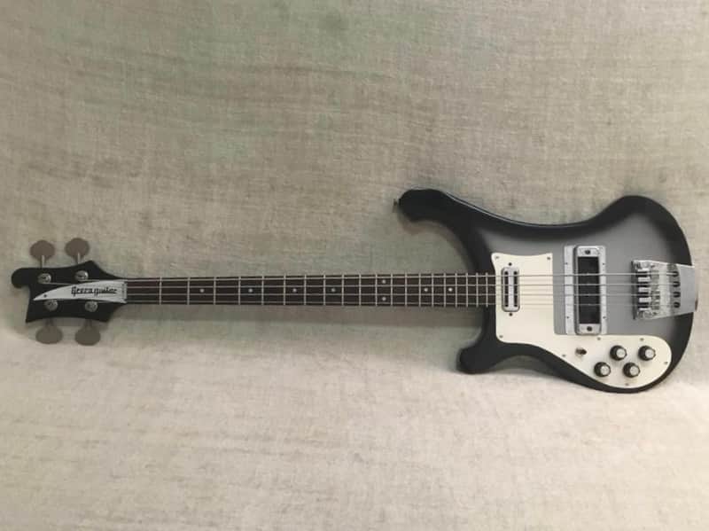 1977 Greco PMB-800 Left Hand Bass Lefty Silverburst Refin MIJ
