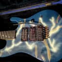 Kramer Nightswan 1989 Lightning graphic guitar PLAYER GRADE Original Floyd  F serial USA