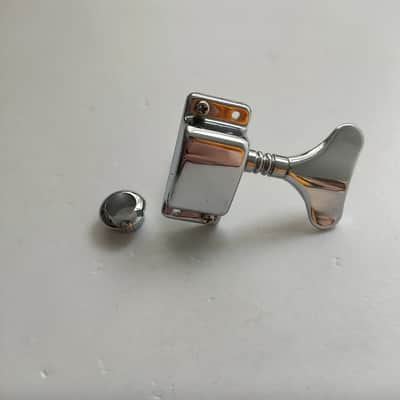 Chrome 4R Open Gear Bass Tuning Pegs Machine Heads image 2
