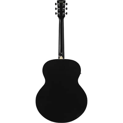 Ibanez AJ70M1EBK Artwood Jumbo Acoustic-Electric Guitar - Black High Gloss image 4