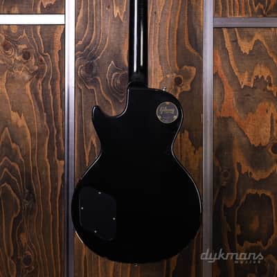 Gibson Custom 1957 Les Paul Standard All Ebony Murphy Lab Light Aged image 7
