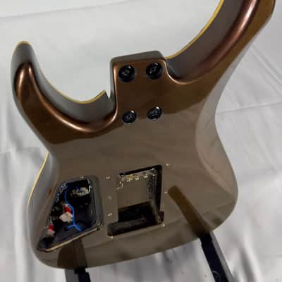 Unbranded Super Strat Style Electric Guitar Body HSS - Custom Snake Skin Finish image 10