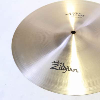 ZILDJIAN A.Zildjian ROCK HI-HAT 14-inch 1310/1494 Zildjian Hi-Hat Cymbal (06/26) image 4