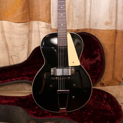Vega Electric Spanish Archtop 1930's Black image 1