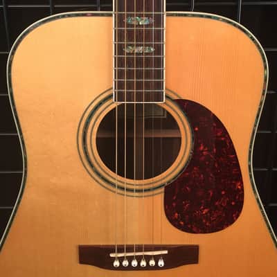 1990’s Sigma by Martin (Korea) DR-41 Dreadnought Acoustic Guitar w/ Hardshell Case image 5