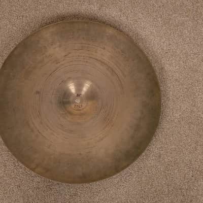 1950s Zildjian 20" A Ride Cymbal 2263g image 2