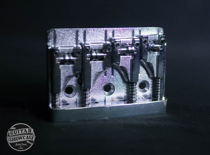 NOS Schaller 3-D adjustable 4-String Bass Bridge circa 80's image 1