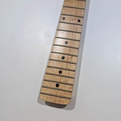 Unknown Stratocaster Neck 2010s - Maple with Seafoam Pegface image 2
