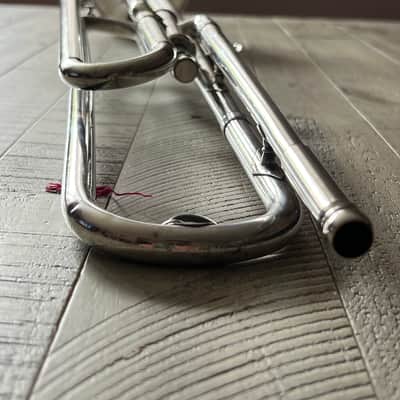 1930s King Signal Cornet – H.N. White Co. Cleveland – Silver Plate – Serial 157395 – Rare Field Model image 11