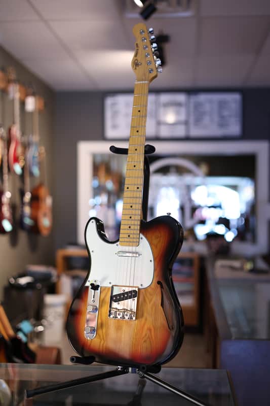 G&L Tribute Series ASAT Classic Lefthanded 2010s - Sunburst image 1