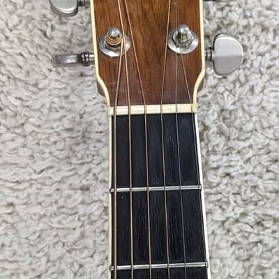 B C Rich Model B-38 Natural Acoustic Guitar from the mid 1970's w/ gig bag B.C> image 5