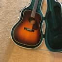 Fender F-240A vintage Acoustic dreadnought guitar made in Japan 1982 -1988 Sunburst with hard case i