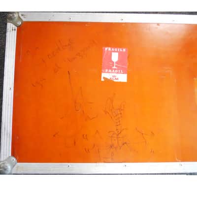 Warwick John Entwistle's Personal Collection Pink Buzzard Bass Guitar w Signed Case & Spider Doodle image 10