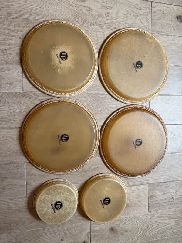 LP Classic Congas & Bongos Heads Comfort Curve II Rawhide Hand Picked - Natural Rawhide Hand Picked - Natural Bild 1