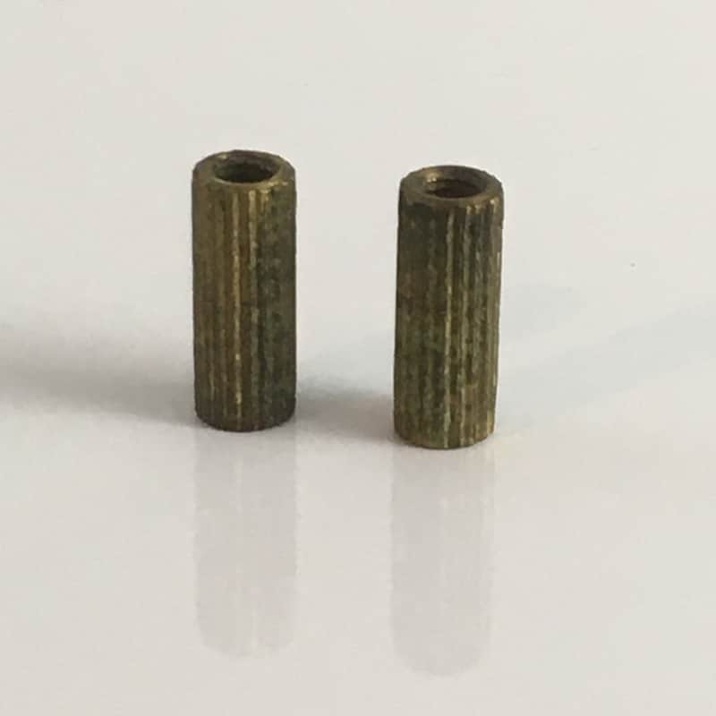 2 Vintage Style Relic Fender Modern Two Point Guitar Bridge Posts Custom Luthier image 1