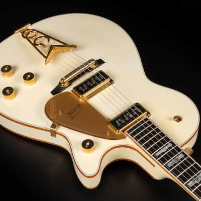 2003 Gretsch G6134 White Penguin - White | Japan Singlecut Dynasonic Pickups Ebony Fretboard w/ Hump Block Feather Motif Inlays First Production Year | OHSC image 8